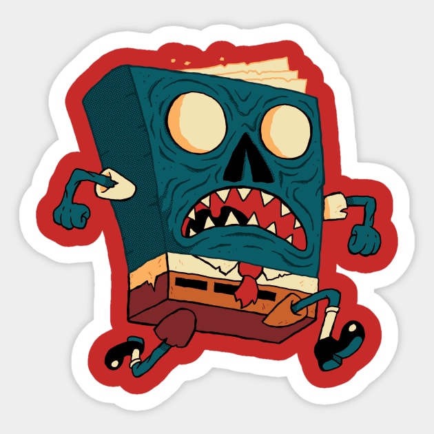 Spongebook Deadpants Sticker by DinoMike